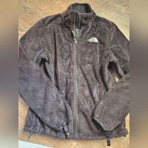 Black North Face Plush Fleece Jacket Sz SM